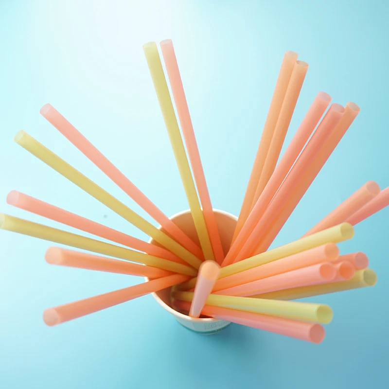 2020 New Material Edible Straws Biodegradable Eco-friendly Tapioca Colorful Rice Straw