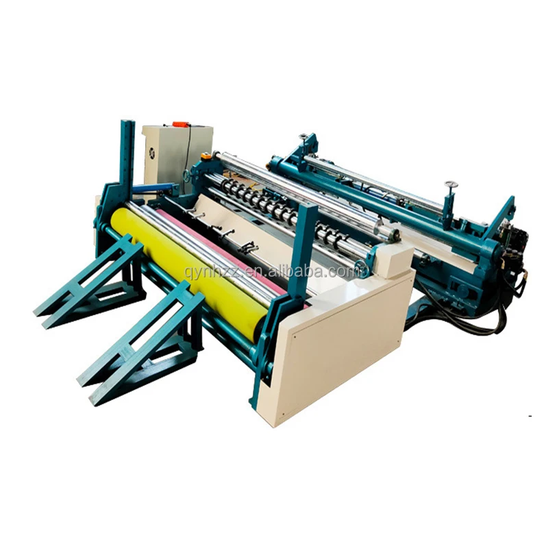 Auto slitter corrugated paper jumbo roll slitter machine for paper tube core straw toilet paper