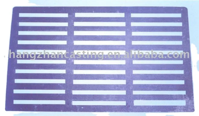 Cement mold for square Gully grate