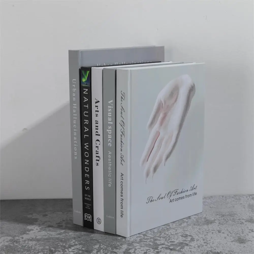 Простая модная Имитация книги, модель комнаты, украшение, книжный шкаф, английский журнал, жесткий корпус, реквизит для фотографии, поддельная книга