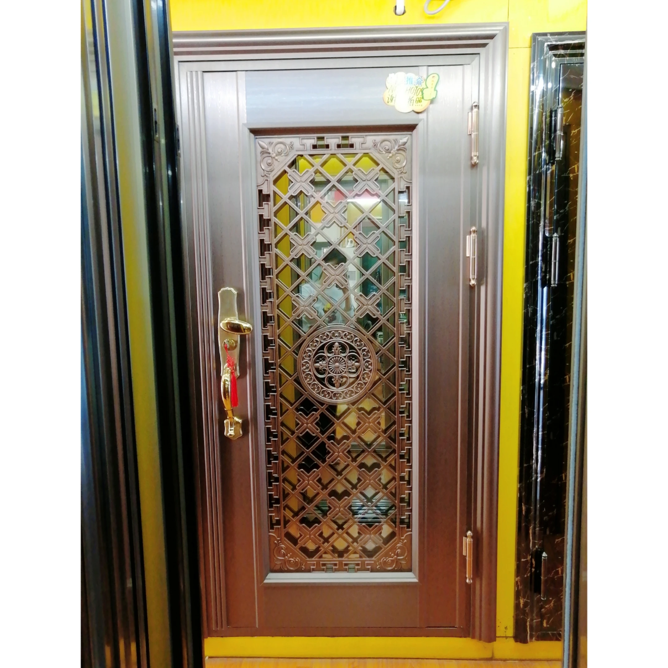 New design stainless steel door security steel door for villa and house