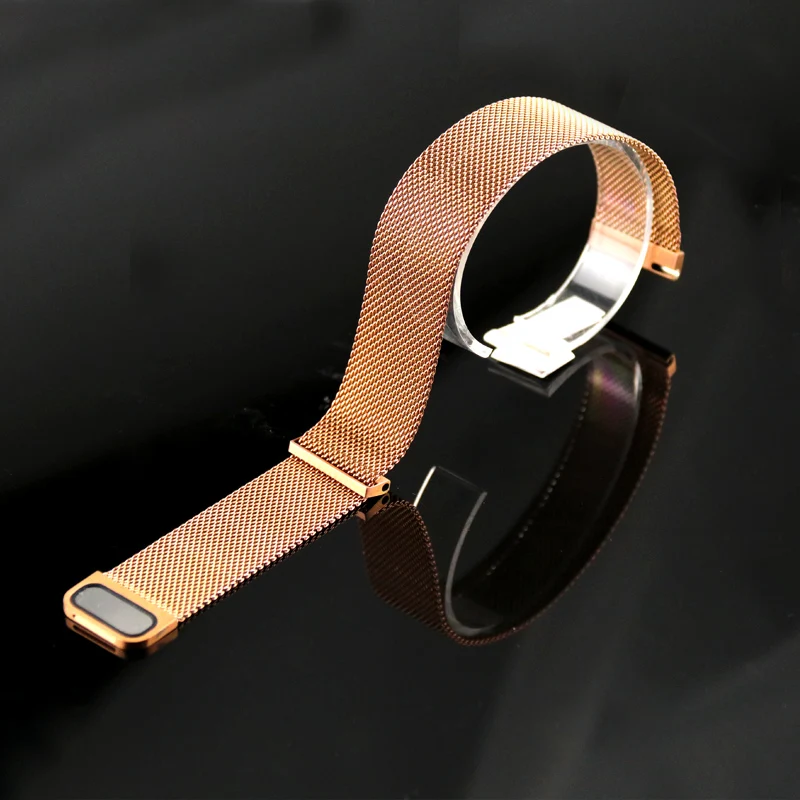 General Quick Release Milanese Magnetic Closure Steel Watch Band for For Amazfit Pace Bip Xiaomi Replacement Strap 12  20 22 24