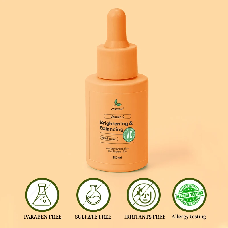 Natural Organic Facial Tightening Niacid Essence Moisturising Face Revitalizing Antiaging Skin-Lightening Vitamin C Serum