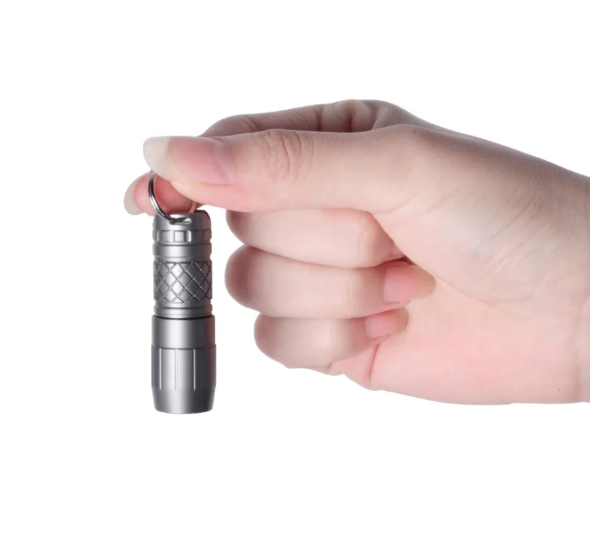 Klarus Mini One Ti Mini Titanium Rechargeable Keychain Light 130 LM Battery(10180) included