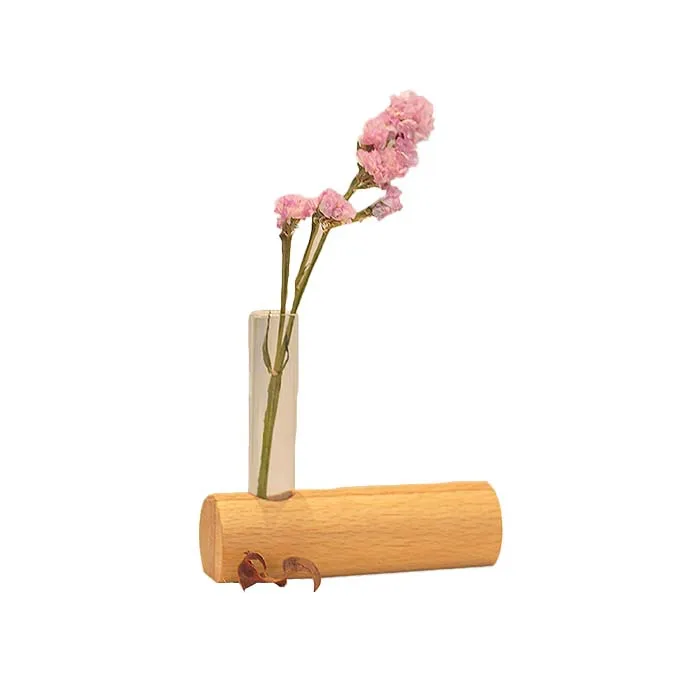 Creative ins Wooden vase arrangement flower dried flower table decoration