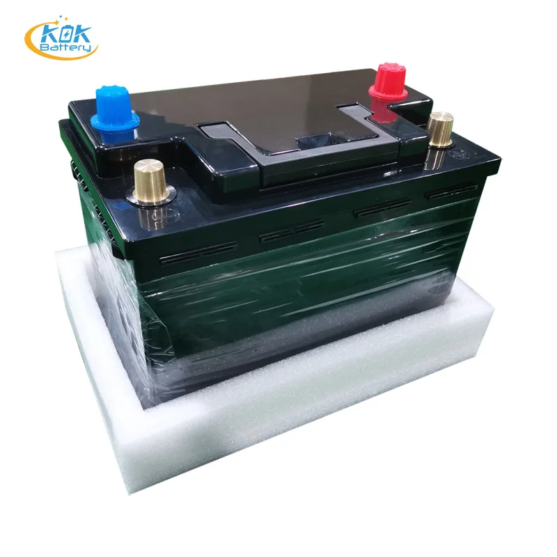 KOK Power  High Quality 12.8v 12V 20Ah 40Ah 60Ah 80Ah 100Ah LiFePo4 Car Engine Start Batteries