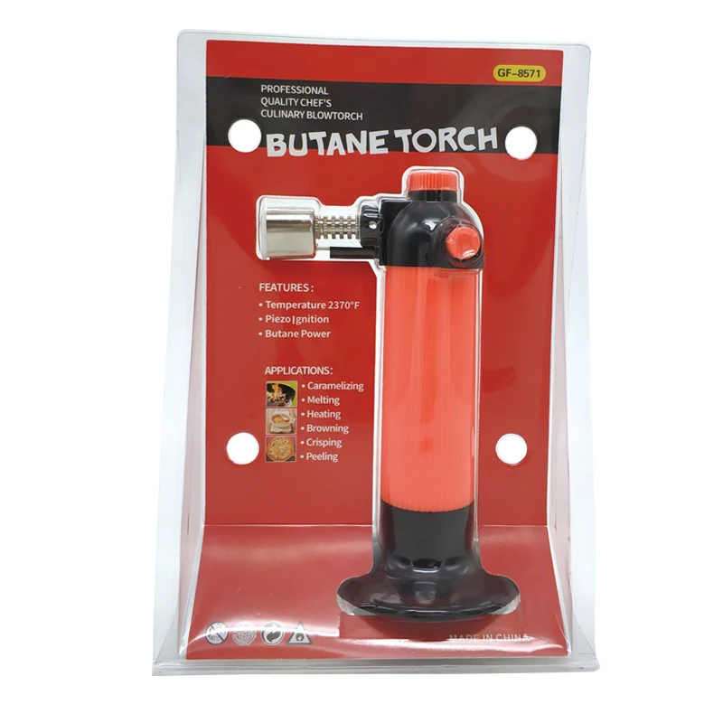 GF-8571 welding brazing refillable cooking tool scorching butane torch lighter