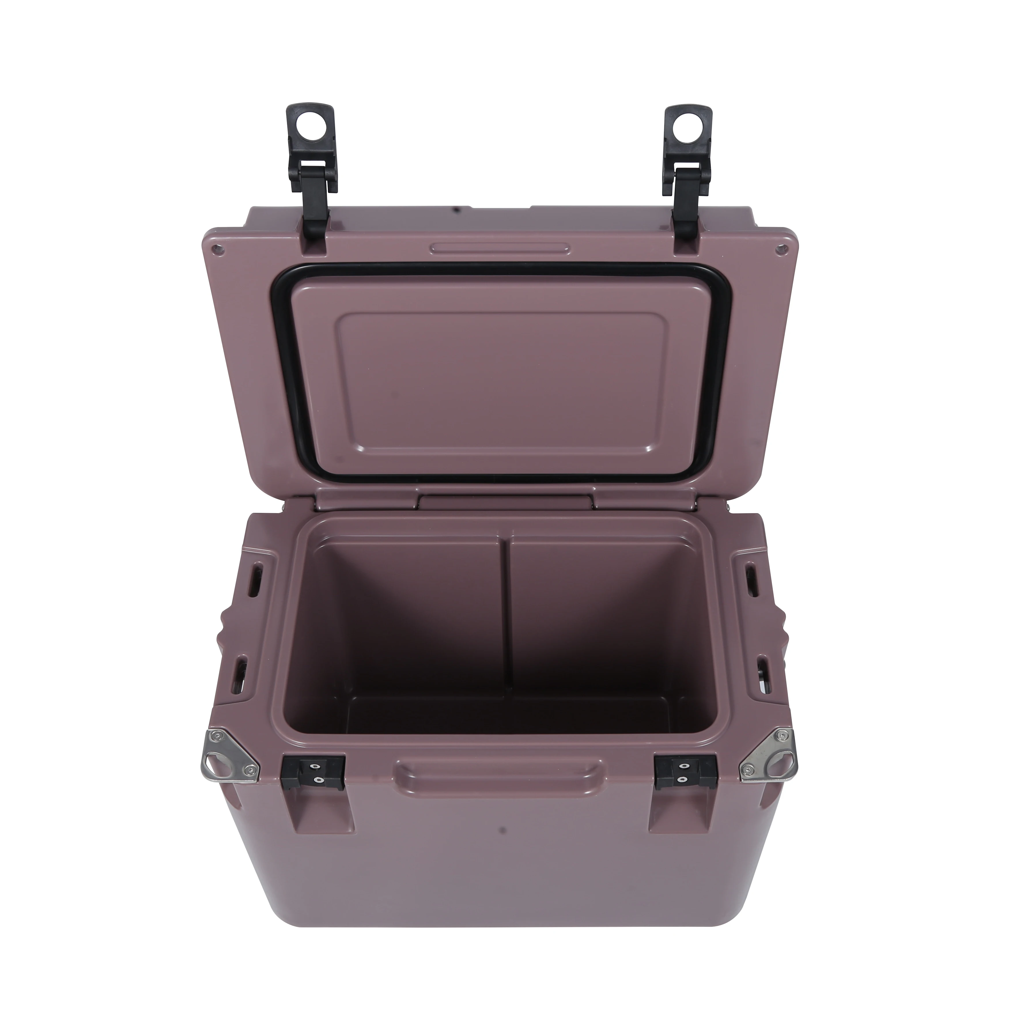 Manufacture high quality 25QT cheap rotomolded plastic hard coolers portable cooler box