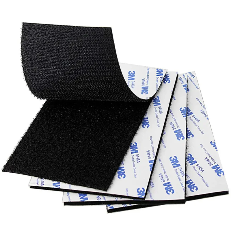 Strong Heat-Resistant Self-Adhesive Double Sided Velcro Hook Loop Heavy Duty Nylon Tape Soft Strip Pattern for Shoes Bags