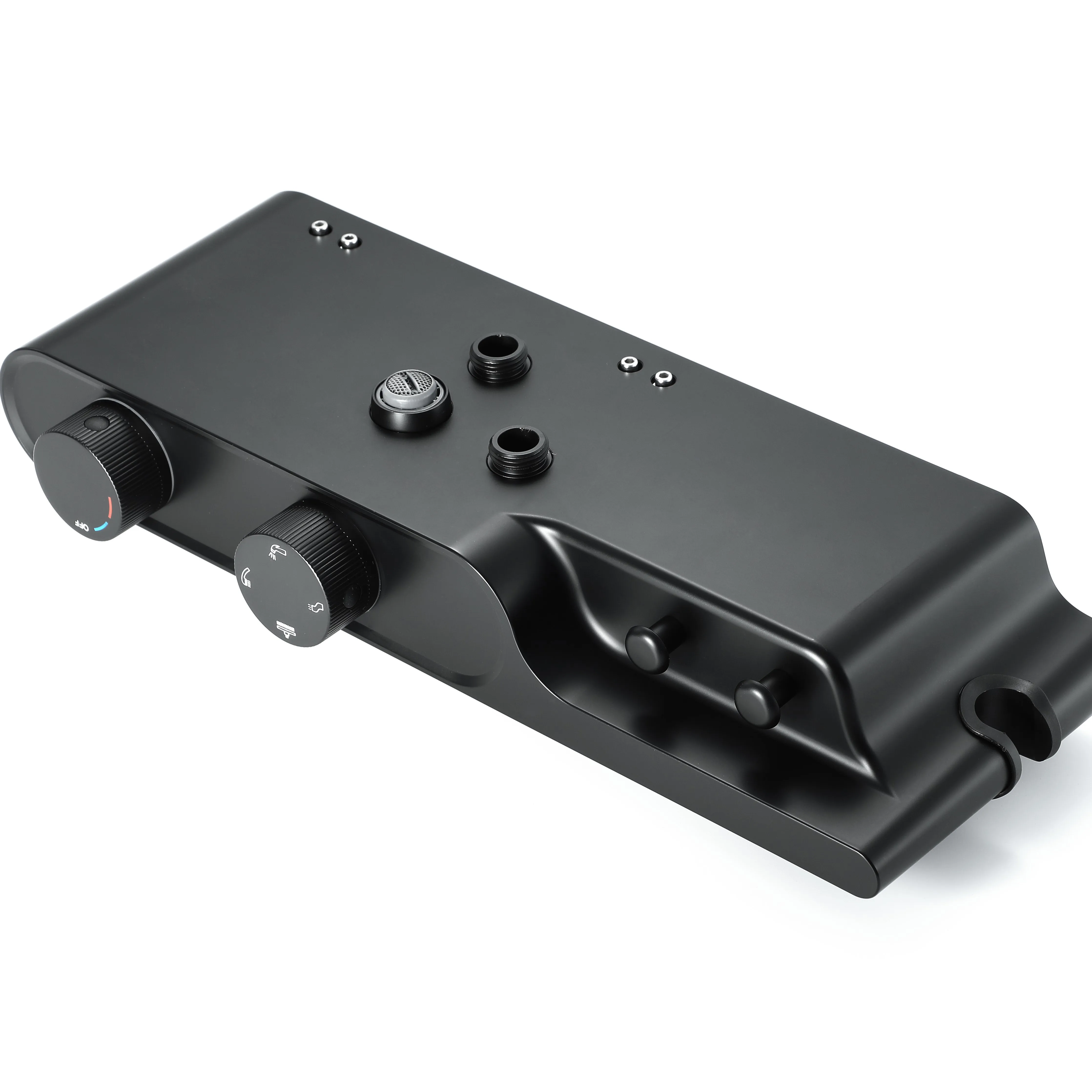 Luxury Smart Timer Powered Mixer Water Tap Thermostatic Digital Bath & Shower Faucet For Bathroom With Metallic Controller Set