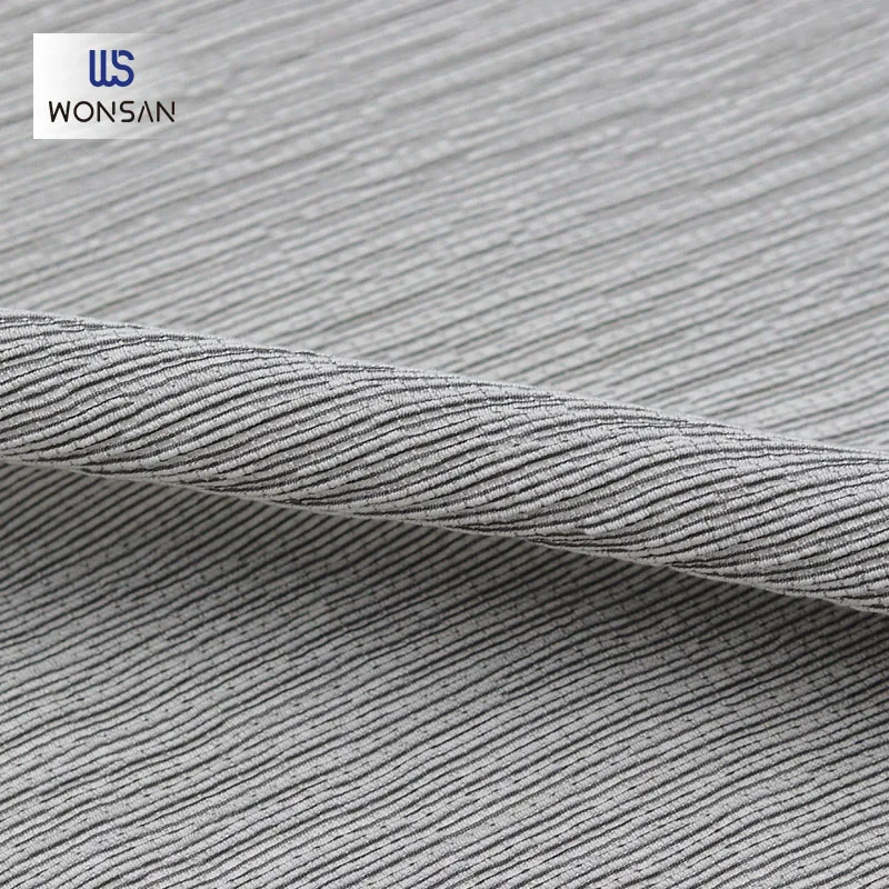 China High Quality Polyester Rayon Nylon Spandex Garment Dresses Blouse Cloth Yarn Dyed Crepe Woven Fabric