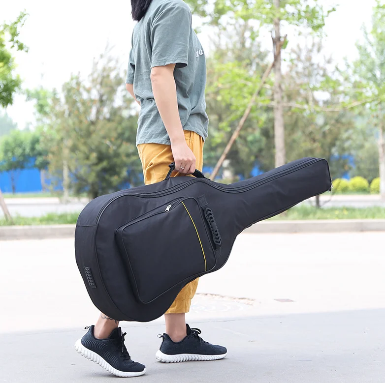 41inches Dual Adjustable Shoulder Strap Acoustic Guitar Bag Waterproof Oxford Cloth Stringed Instruments Parts & Accessories