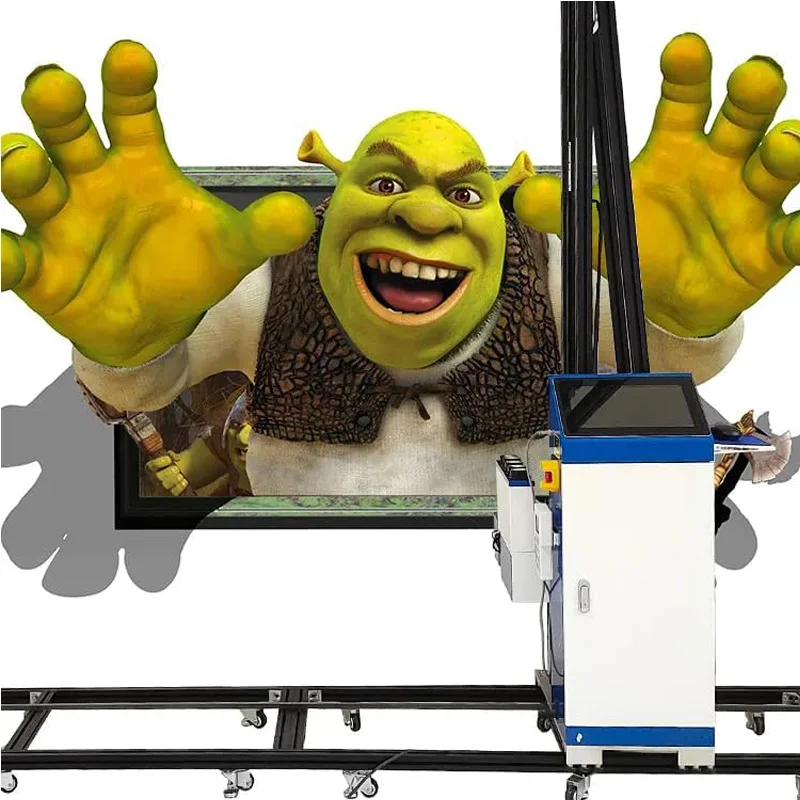 3d напольный уличный фон УФ различные печатные настенные росписи вертикальный принтер высота цветной настенный принтер