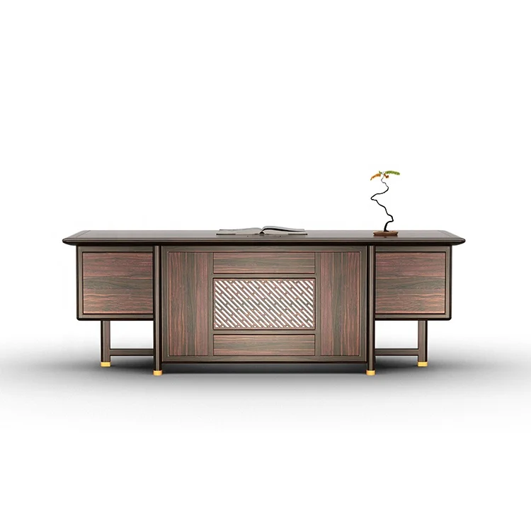 Commercial Vintage furniture office desk Luxury Office Desk Executive Modern Boss Table All Sold Wood Office Desk