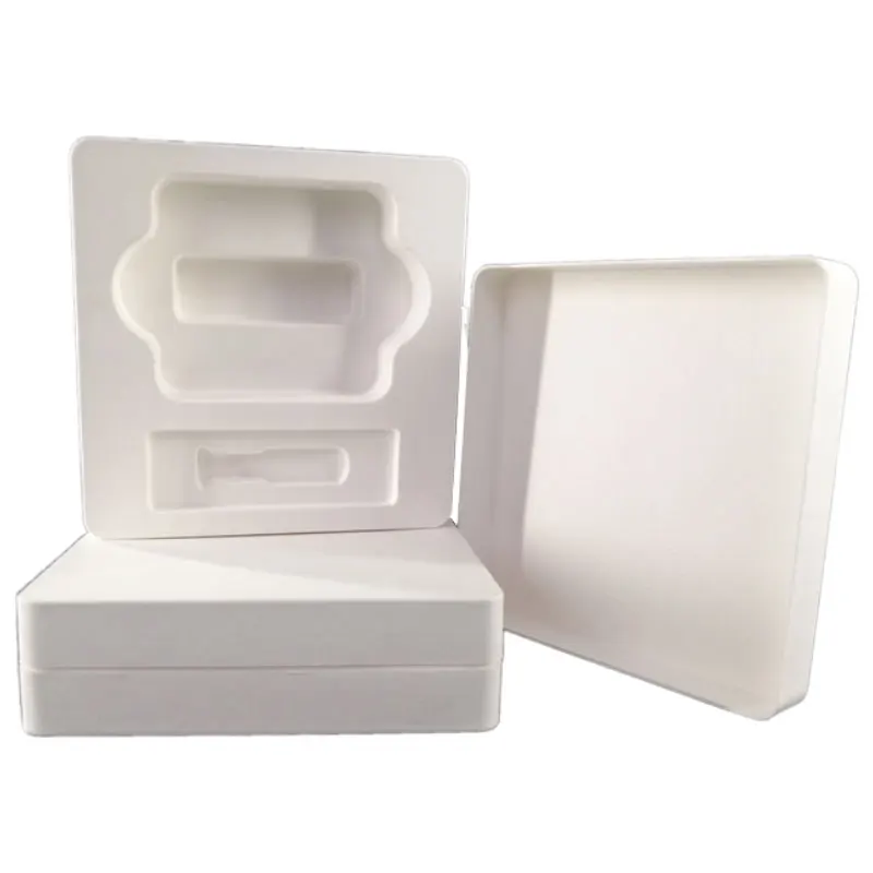 Customized Biodegradable Sugarcane Bagasse Pulp Compression Custom Paper Molded Packaging