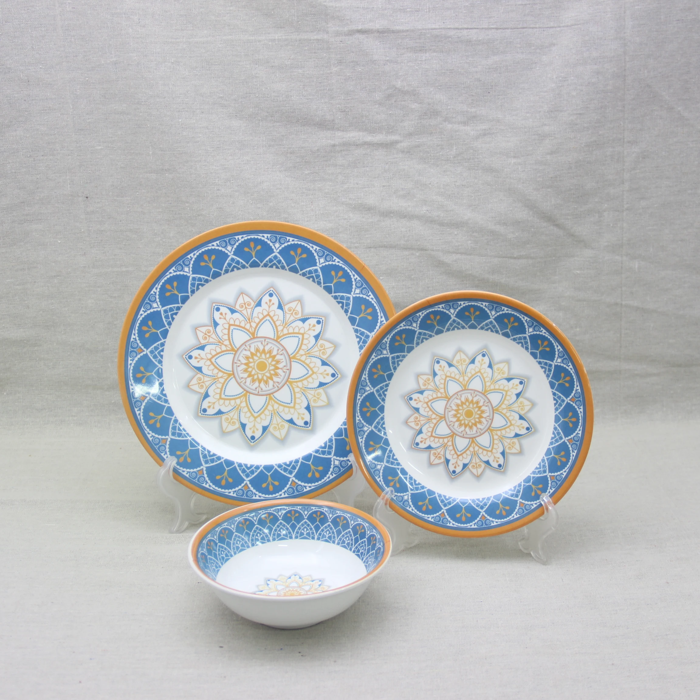 High quality New Arab Style Melamine Dinner Set Melamine Tableware Suitable For Restaurant And Kitchen