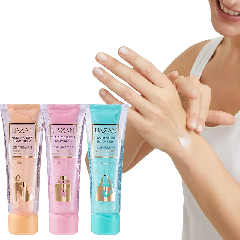 Private Label Best Natural Organic Halal Antifreeze Cracking Gardenia perfume Whitening Hand Cream Lotion