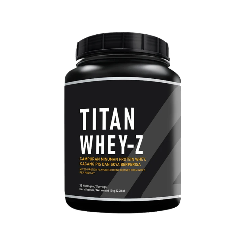 Gym Nutrition Titan Whey (2kg) - Whey Protein, Muscle Building, Lean Muscle & Halal, FREE SHAKER