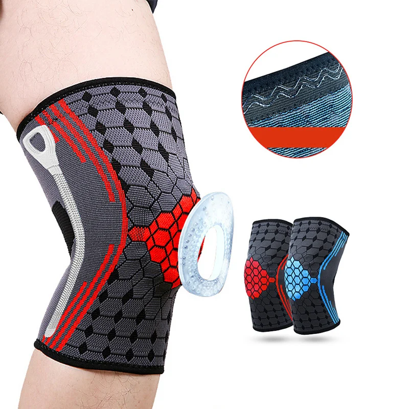 Spandex OEM sport adult thin injury recovery leg compression strap pads brace support basic protection for knee arthritis pain
