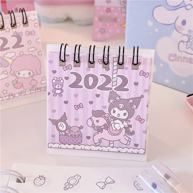 Настольный мини-календарь с японским аниме-рисунком ежедневник планировщик органайзер для расписания на год украшение офиса и стола