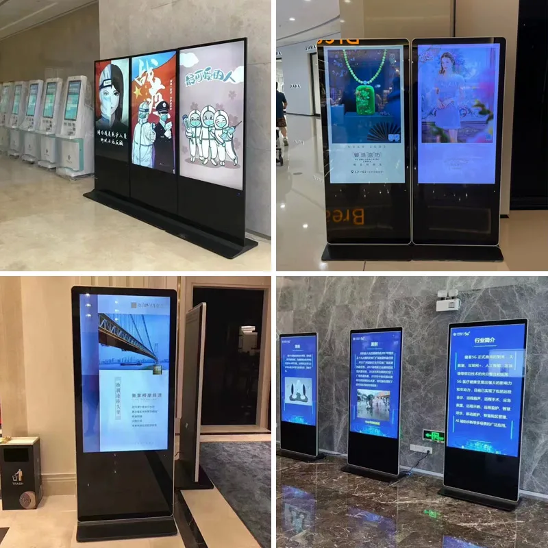 Best Selling Smart Kiosk Vertical LCD Advertising Display Digital Signage Totem Floor Standing Touch Screen