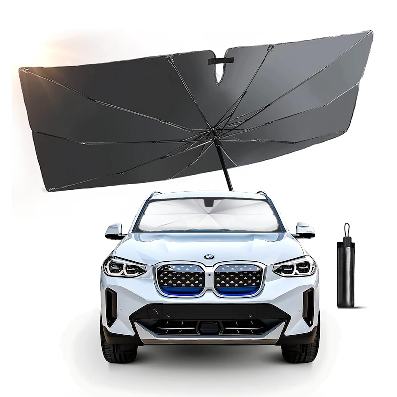 Sun Uv Protection Car Umbrella Sun Shade Windshield Sunshade Car Front  Window Umbrella For Car