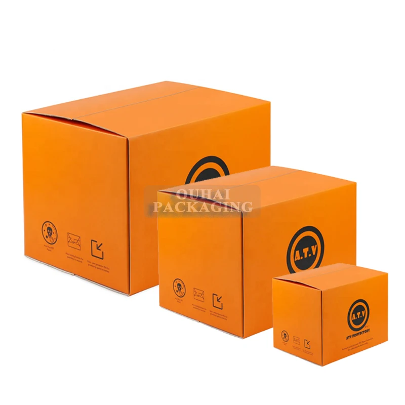 Recyclable Strong Cardboard Moving Boxes Wholesale Customized Corrugated Paper Box Mailer Shipping Boxes for Small Business Pack