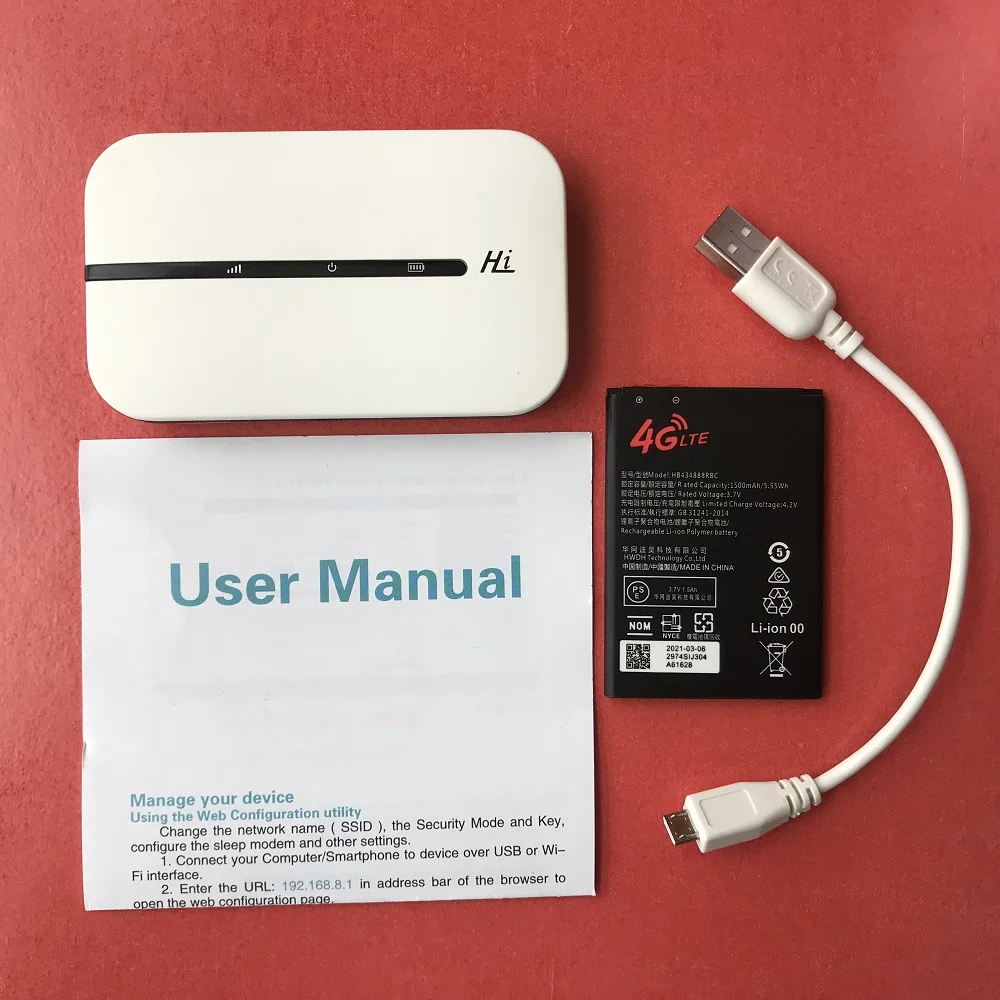 OEM E5576S  4G Mobile WiFi Hotspot 150Mbps Pocket Mobile Hotspot Lte Wifi Router Support B1/B3/B5/B7/B8/B20/B40