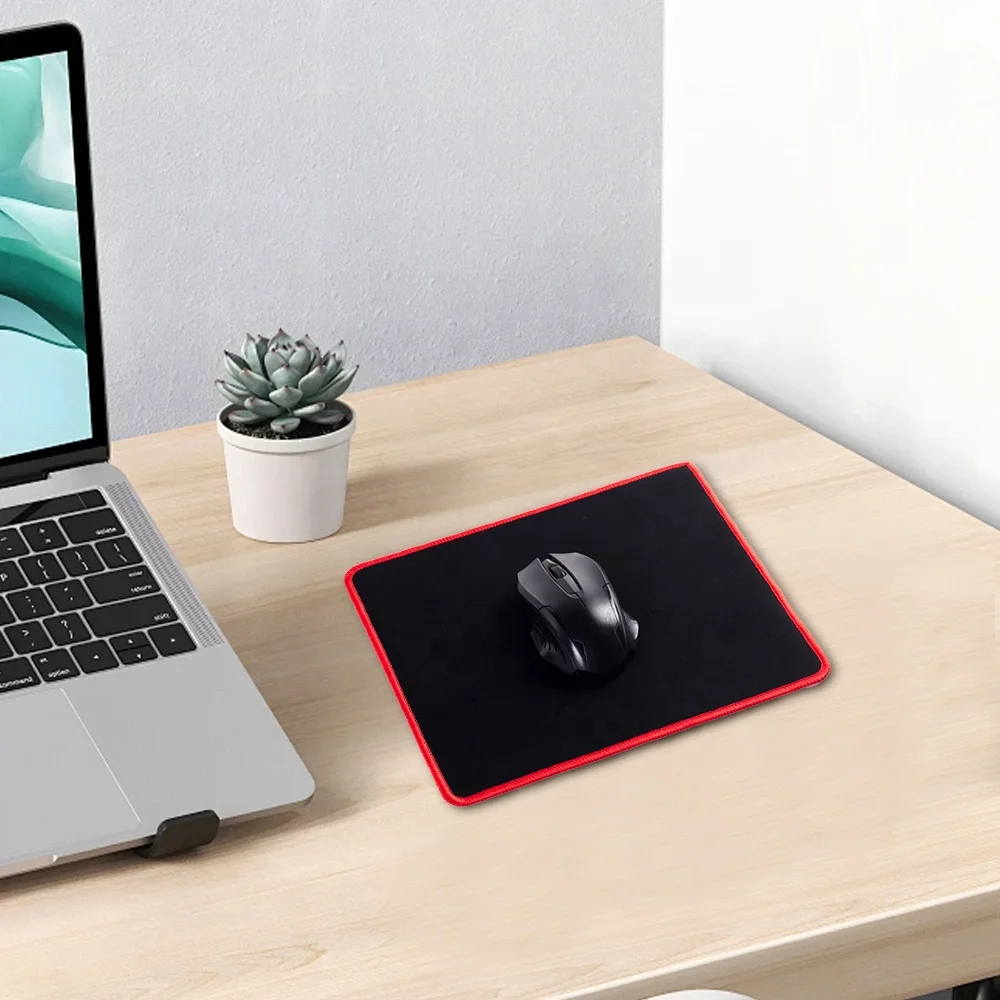 Luxury Portable Roll Mousepads Soft Desk Game Mat Rubber Base 3 Pieces In Set Washable  Non-Slip  Mouse Pad