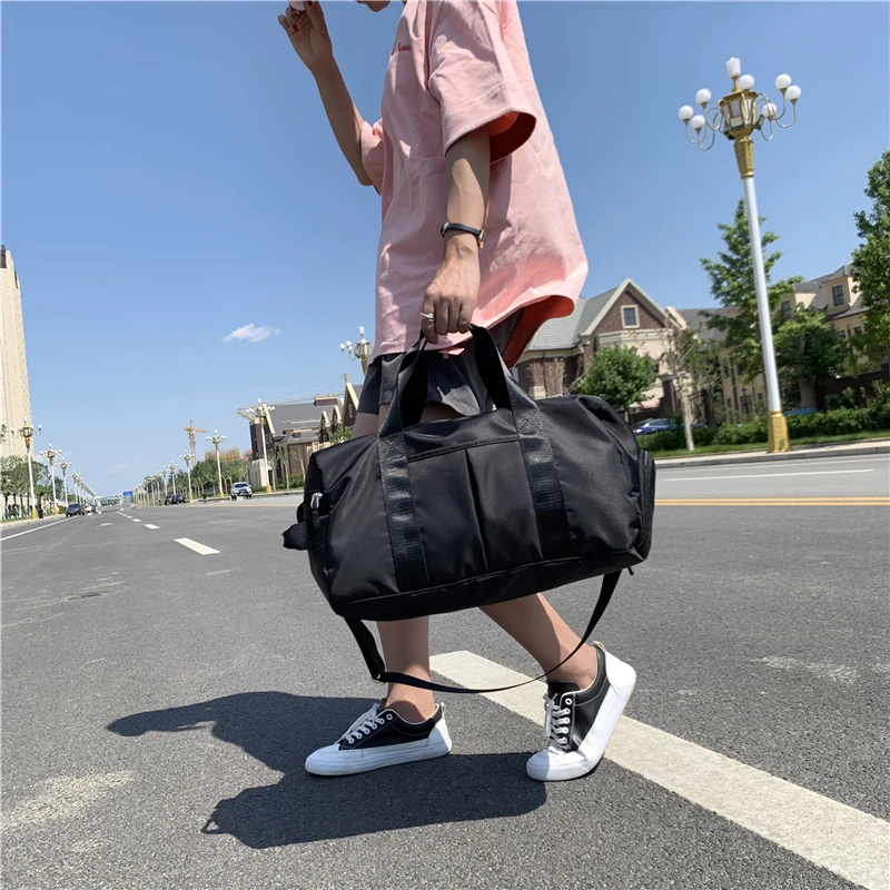 Дизайнерская спортивная сумка SSC с логотипом на заказ, розовая роскошная женская прозрачная спортивная сумка для путешествий и занятий спортом