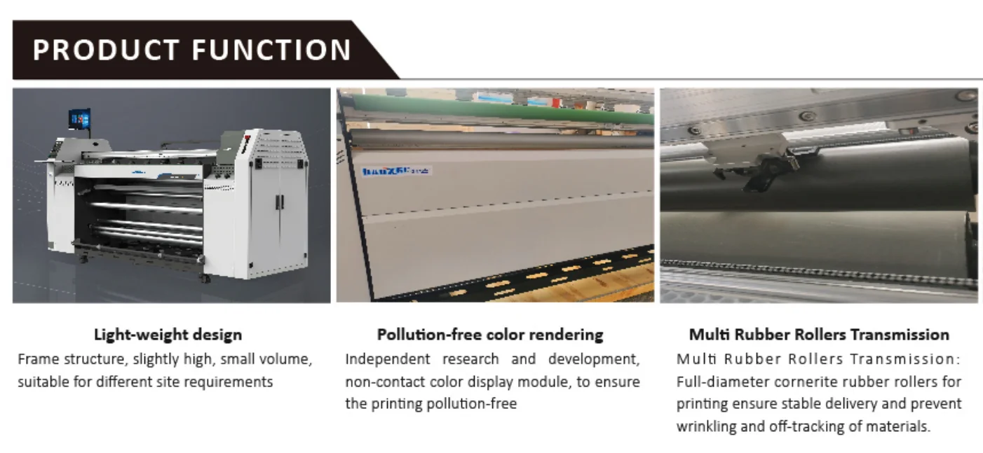 Commercial Double-sided rendering digital printer for flag banner table cloth