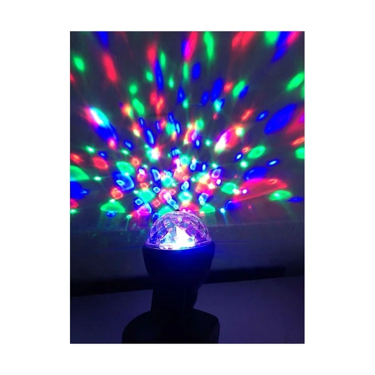 Красочный Rgb Dj Disco Bar Party 360 градусов движущаяся фара 6 Вт звуковой ответ светодиодный сценический свет Вечеринка лазерный