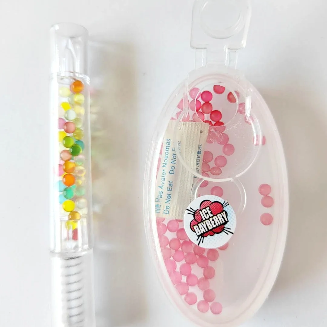 HOT SELL cigarette aromas strong green Mint iced blasting pop capsule balls cigarette flavor ball