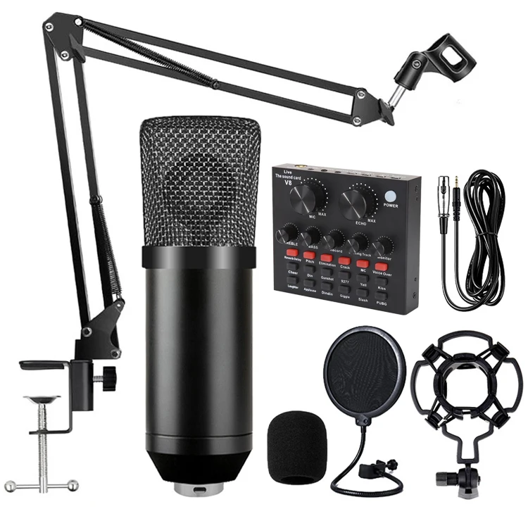 Professional3.5mm home studio recording microphone equipment  karaoke microphone