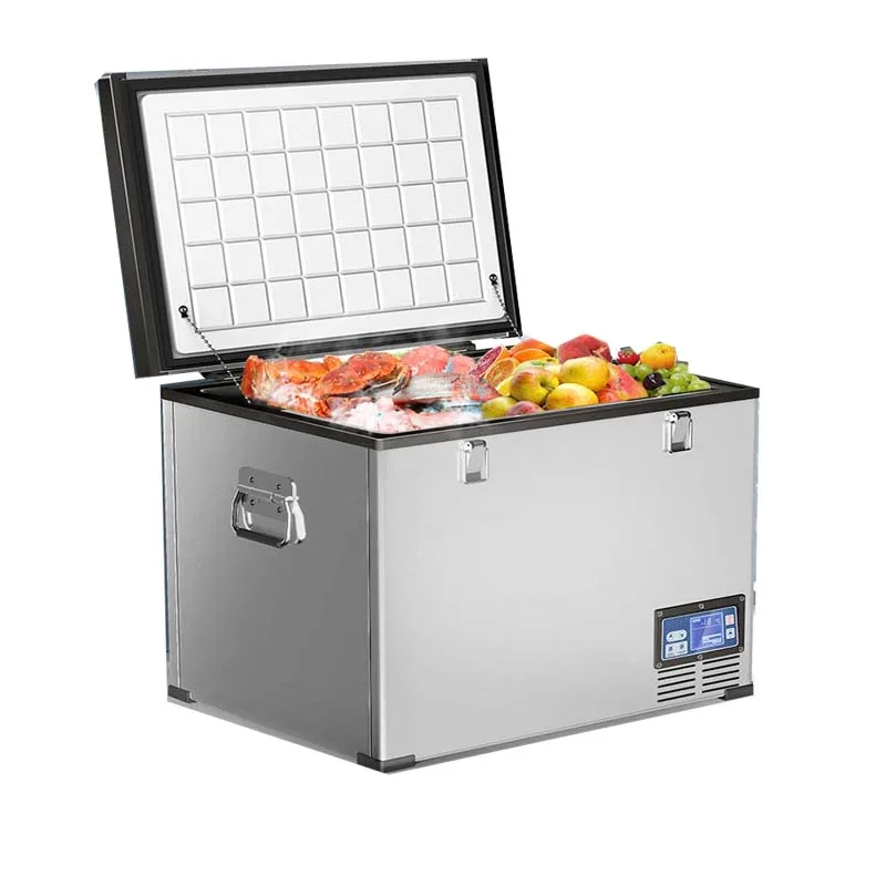 Hot Sale 60L big capacity 12 Volt DC Car Fridge Freezer For Boat And Caravan