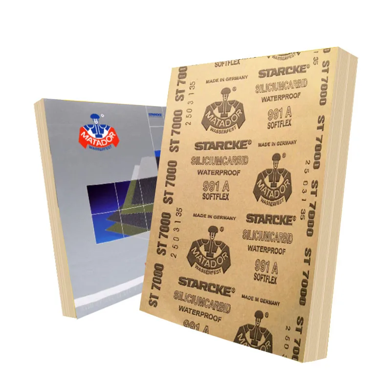 1200 grit waterproof electro coated silicon carbide abrasive paper grinding paper