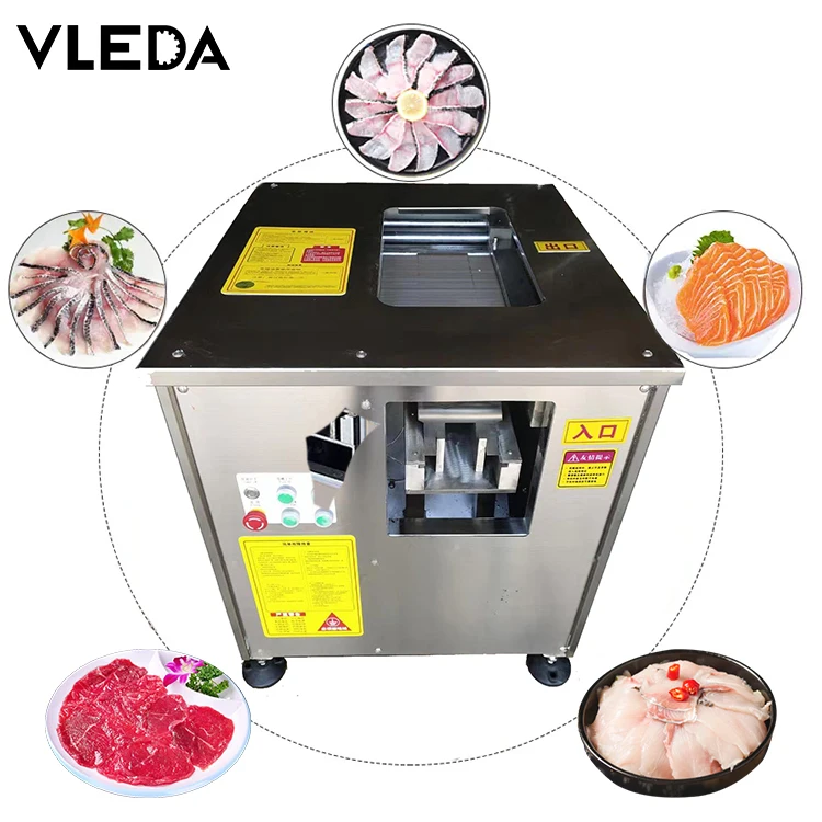 Wholesale Salmon Fish Meat Sliced Squid Octopus Beef Tripe Cod Bass Trout Cutting Machine