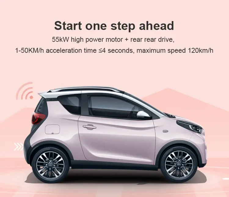 New Electric Car Energy Vehicle 3door 4seat Home Electric Mini Car Hand Drive Car Small Ant Mini Electric For Adult