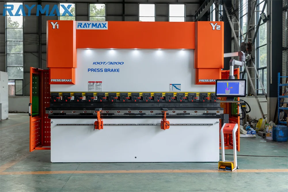 Global Supply Hydraulic Press Brake 4+1 Axis CNC Steel Bending Machine Metal Sheet Folding Bending Hydraulic CNC Press Brake