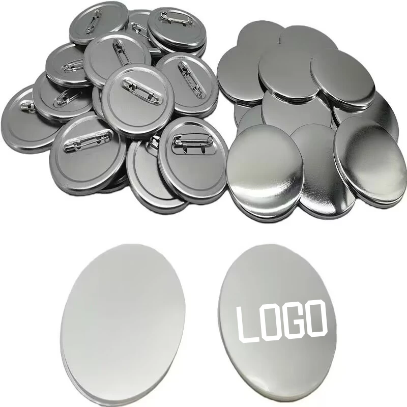 Children Adults Party Decorations Pin Badge Round Wedding Corsage Button Lapel Pins Metal Brooch Tinplate Badge Pin Custom