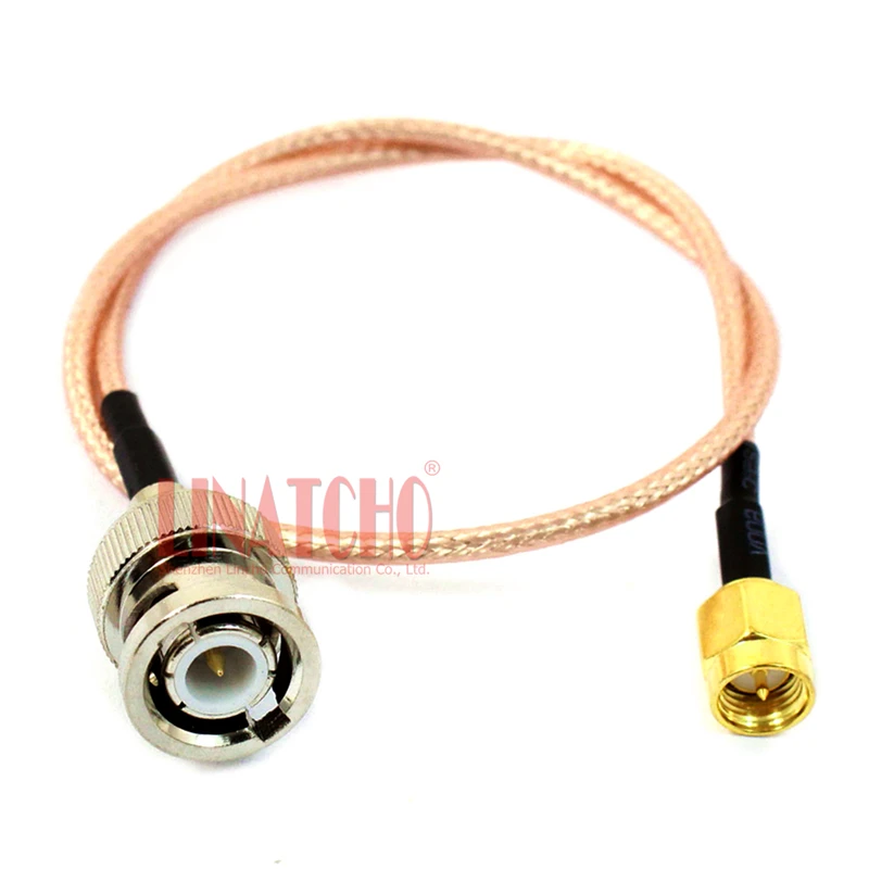 50cm BNC Male to SMA Male Connector RG316 Pigtail Cable