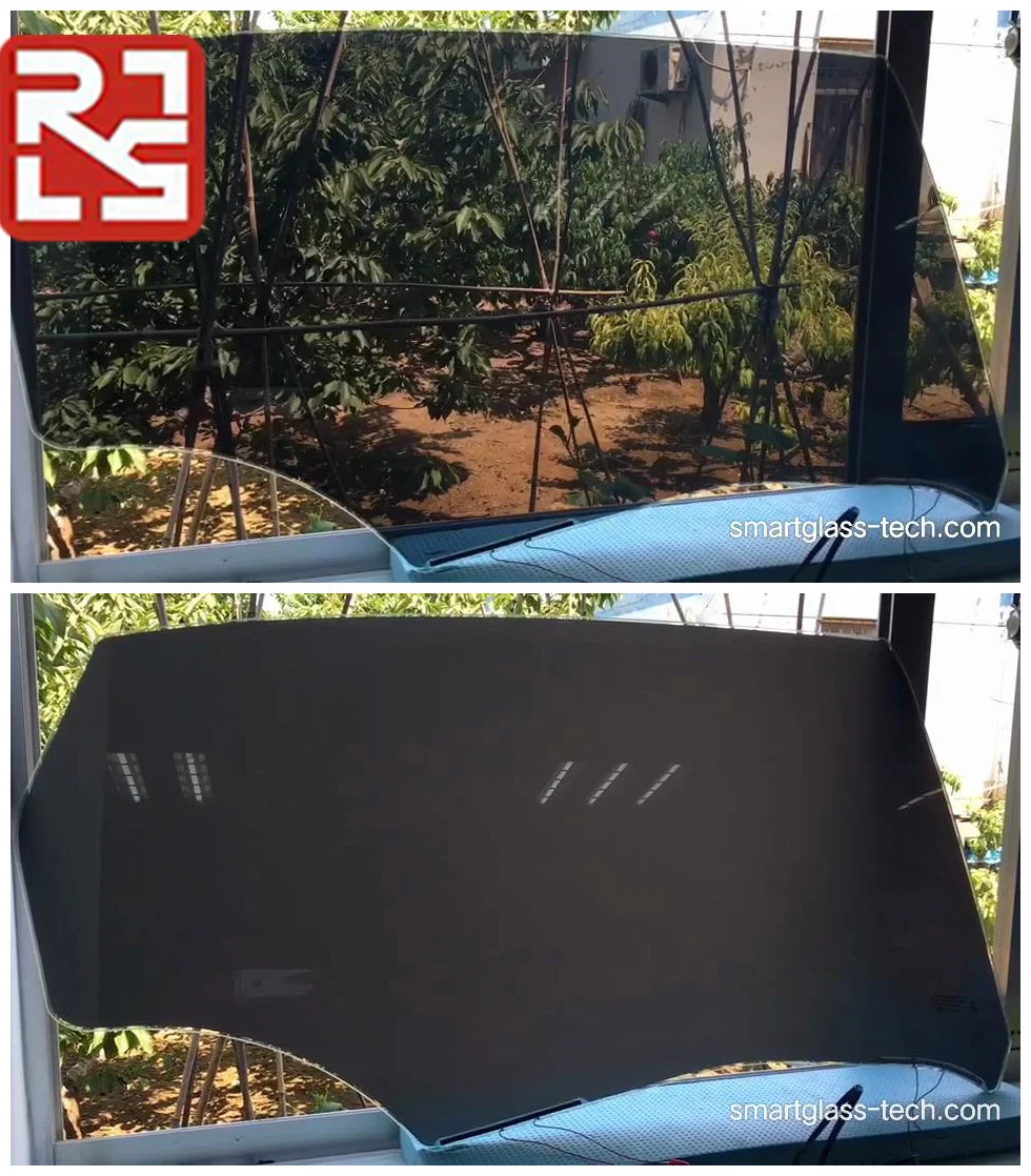 Rushui Customized Automotive Smart Film Decorative Glass Window Tint Car Privacy  Black Film UV Block CE RoHS