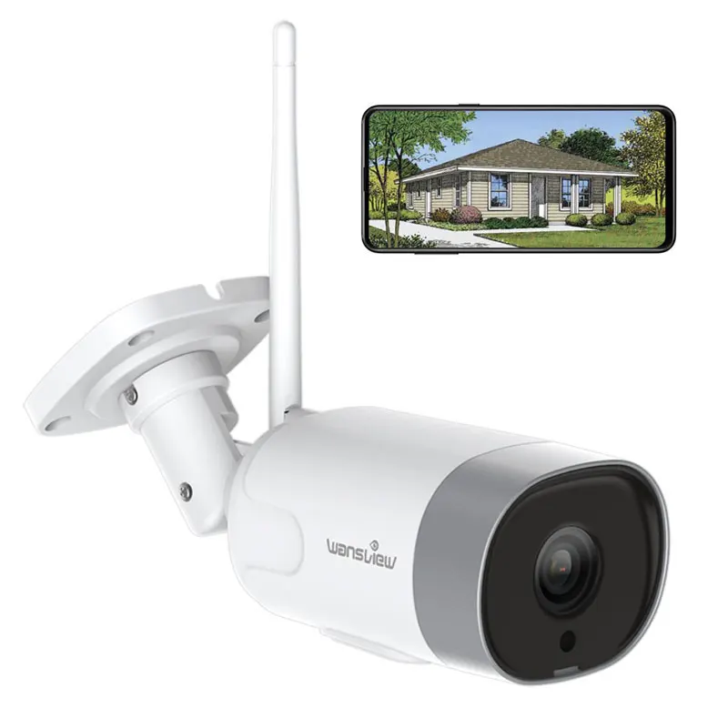 1080P Top quality ip66 outdoor wifi  Ip camera sold by factory works with Alexa