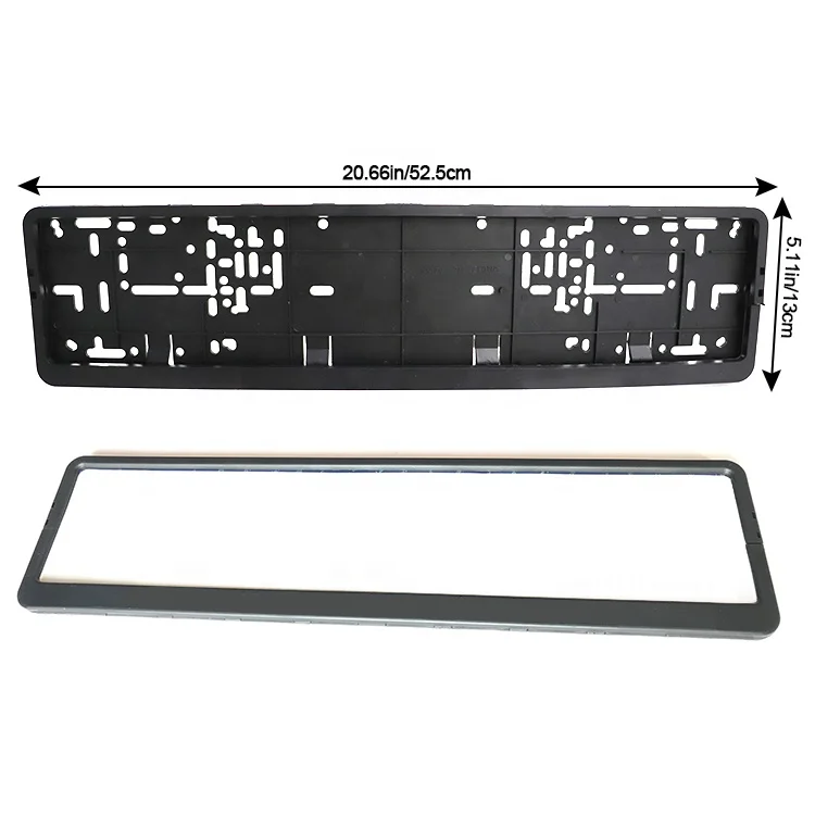 Manufacturer Wholesale Plastic European License Plate Frame Euro Custom Car License Plate Frame