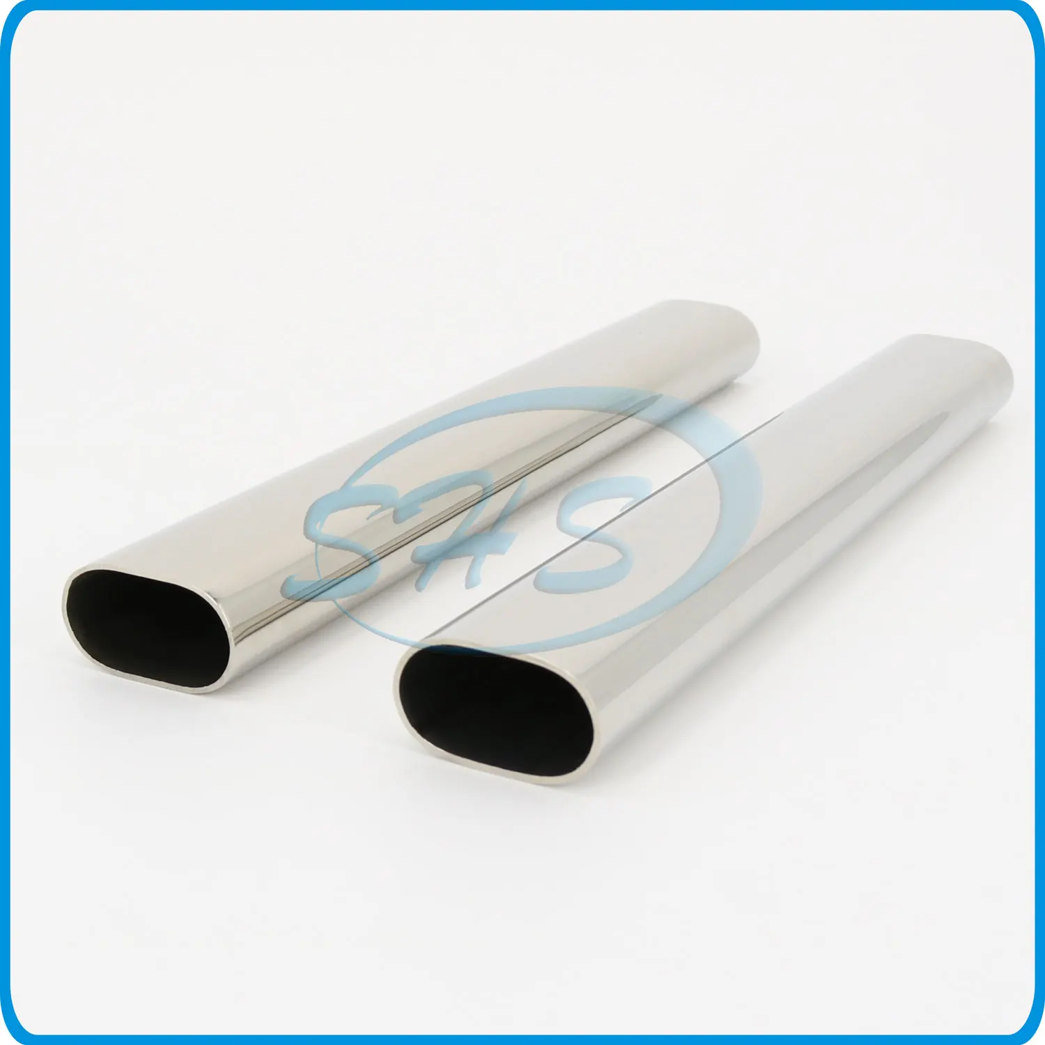 SS 201 304 316 Grade inox capsule-shaped pipe /tube oval factory with mirror hairline plated surface for houseboats Handrail