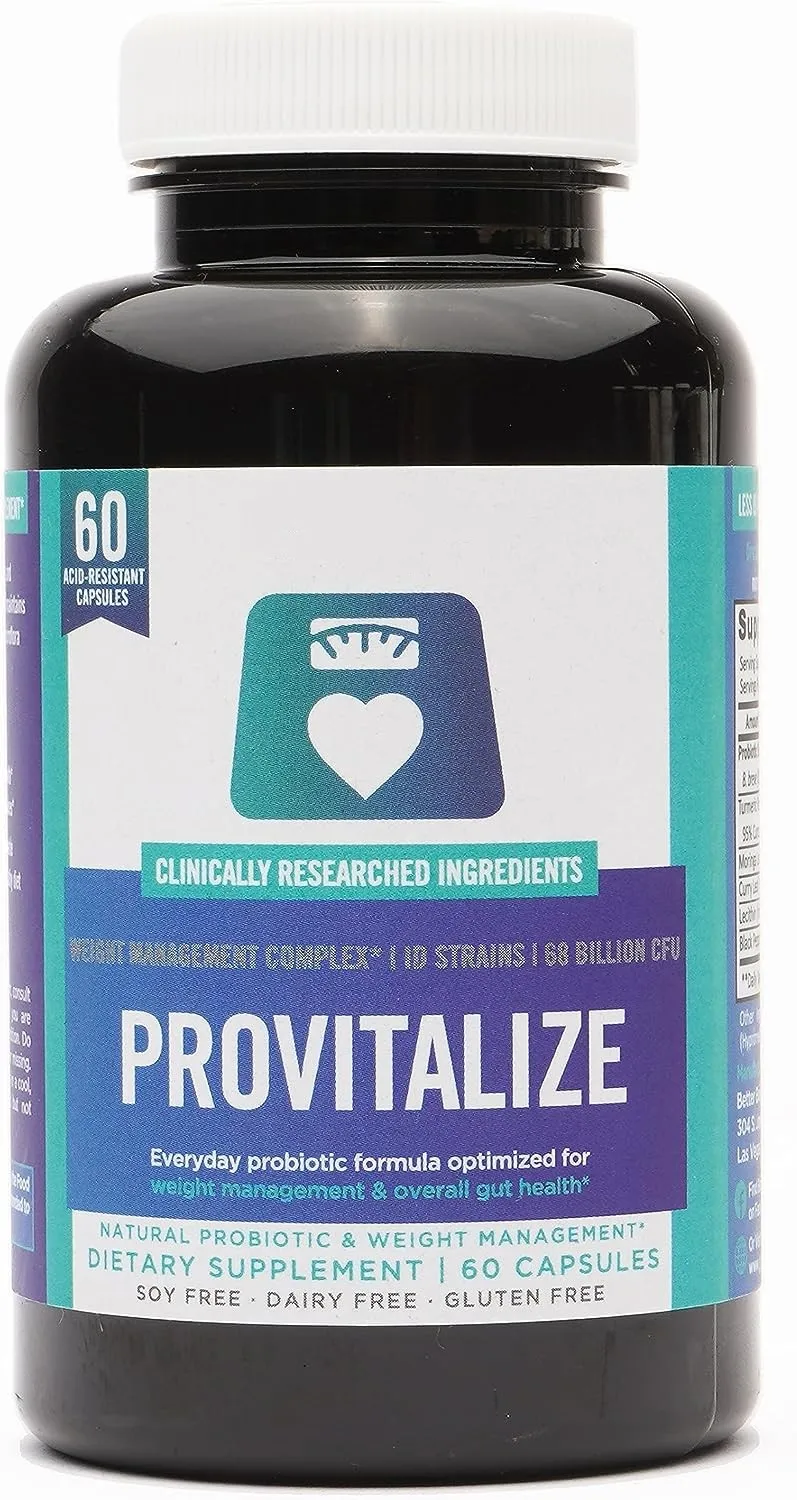 Natural  Probiotics for Weight Gain, Hot Flashes, Night Sweats, Low Energy, Mood Swings, Gut Health