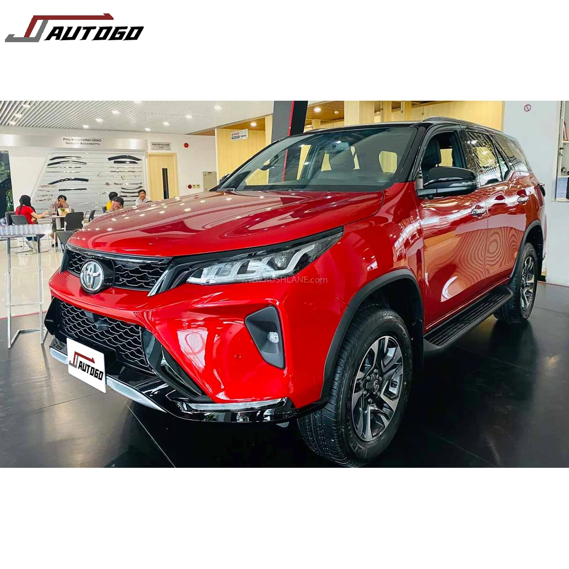 Body Kit For Toyota Fortuner 2016 2017 2018 2019 2020 Update to Legender with Front+Rear Bumper Lamp+Grille assembly