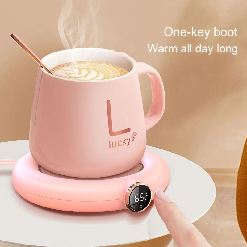 2021 Stock christmas gifts  Coffee Mug Warmer With Auto Shut Off For Home Office Desk Use, Heating Plate USB electric cup warmer