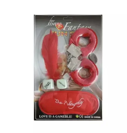 Sexymask Dice Set Blindfolded Flirting Feathers Stick Plush Sex Handcuffs Paddle Whip for Adult Game