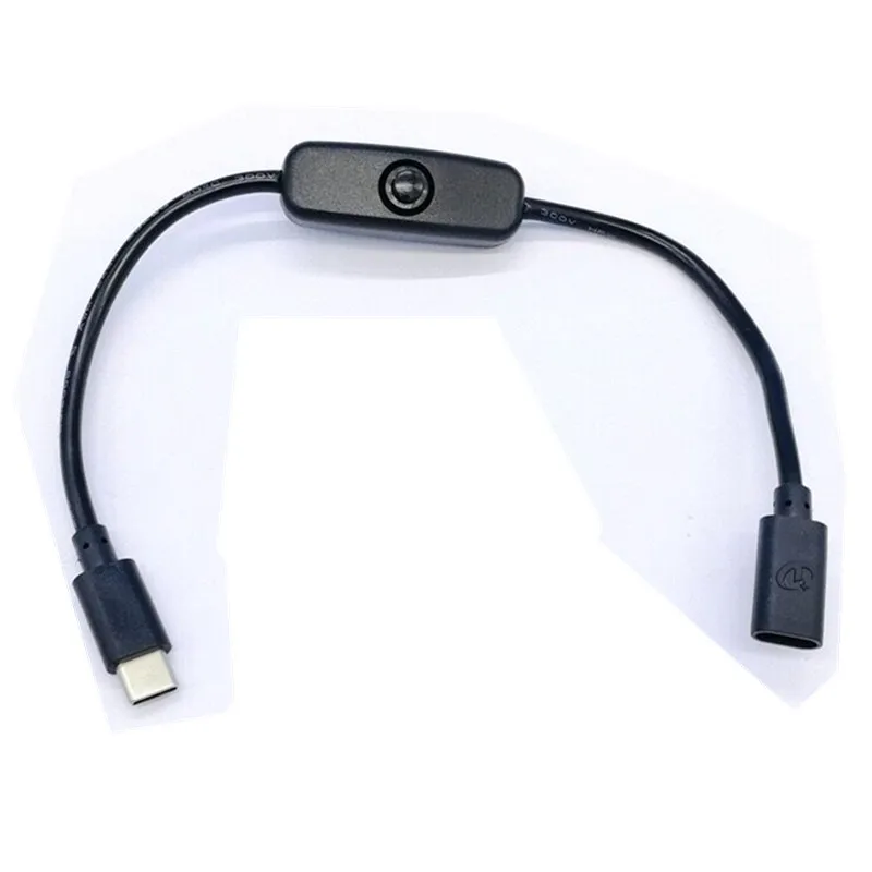 2464 20AWG USB Тип C мужчин и женщин с монтажным винтом кабеля